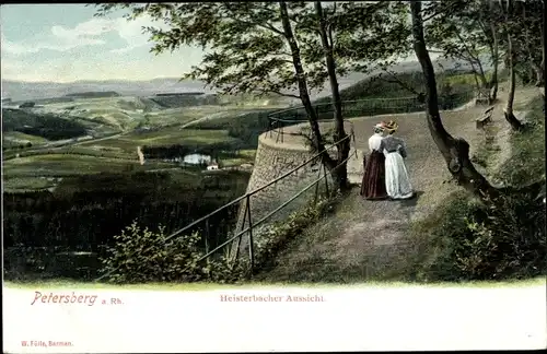 Ak Königswinter am Rhein, Petersberg, Heisterbacher Aussicht