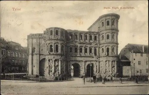 Ak Trier an der Mosel, Porta Nigra-Landseite