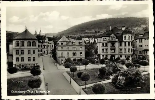 Ak Sonneberg in Thüringen, Juttastraße