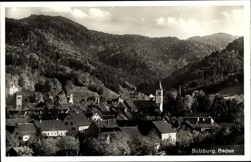 Ak Sulzburg im Markgräflerland Baden Schwarzwald, Panorama