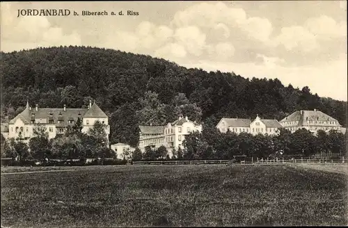 Ak Jordanbad Biberach an der Riß in Oberschwaben, Teilansicht