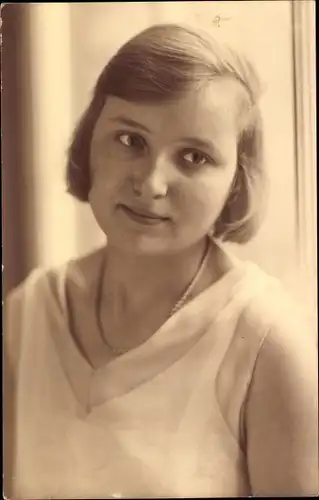 Foto Ak Schauspielerin Traute Mauer, Portrait, Autogramm 1931