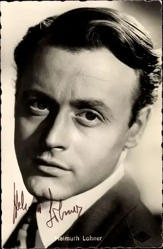 Ak Schauspieler Hemluth Lohner, Witwer mit 5 Töchtern, Portrait, Autogramm