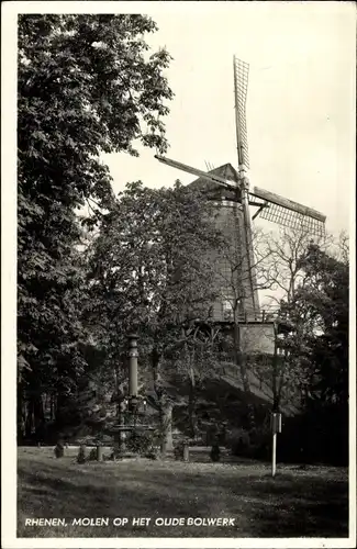 Ak Rhenen Utrecht, Molen op het Oude Bolwerk