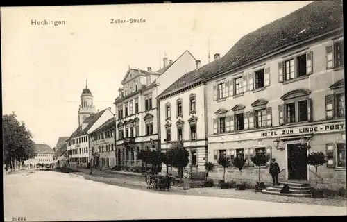 Ak Hechingen im Zollernalbkreis, Zoller Straße, Hotel Zur Linde