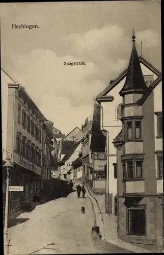 Ak Hechingen im Zollernalbkreis, Metzgerei, Staigstraße