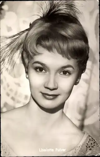 Ak Schauspielerin Liselotte Pulver, Portrait, Film Bekenntnisse des Hochstaplers Felix Krull