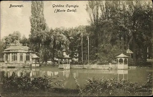 Ak București Bukarest Rumänien, Gradina Cismigiu