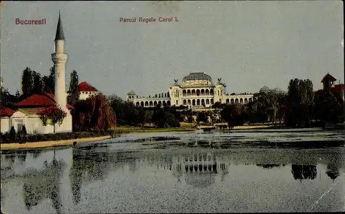 Ak București Bukarest Rumänien, Parcul Regele Carol I, König Karl I Park