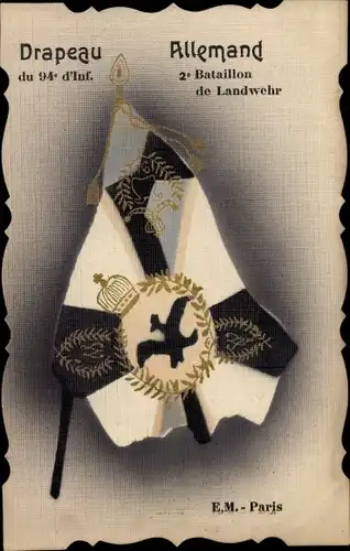 Regiment Ak Fahne, 94. Infanterie Regiment 2. Batl., Landwehr