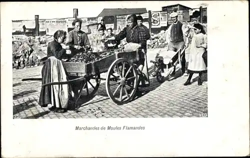 Ak Marchandise de Moules Flamandes