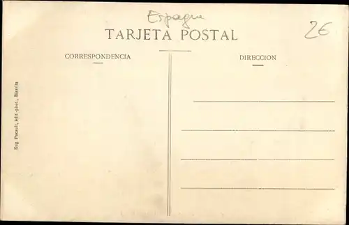Ak Corrida de Toros, Citando para picar, Stierkampf