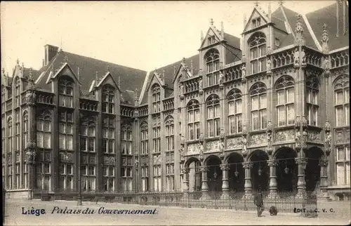 Ak Liège Lüttich Wallonien, Palais du Gouvernement