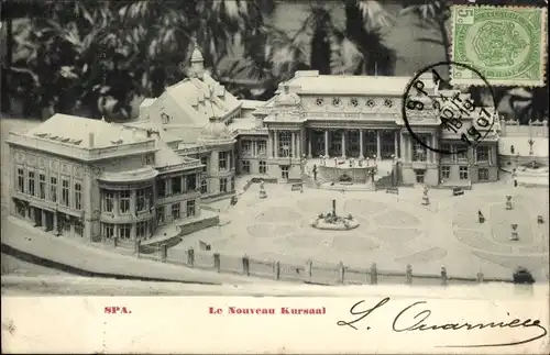Ak Spa Wallonien Lüttich, Le Nouveau Kursaal