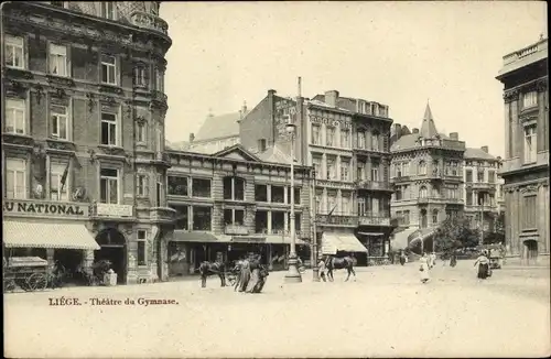 Ak Liège Lüttich Wallonien, Theatre du Gymnase