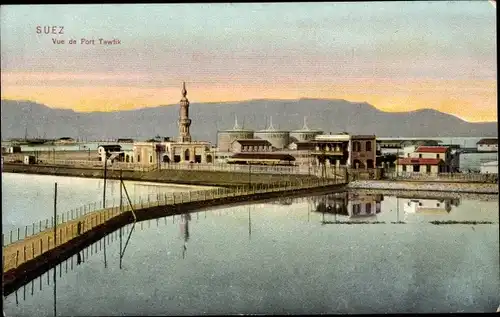 Ak Suez Ägypten, Vue de Port Tewfik