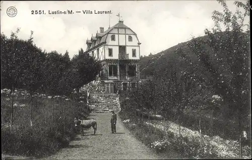 Ak Lustin Profondeville Wallonien Namur, Villa Laurent