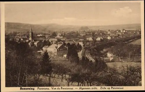 Ak Beauraing Wallonien Namur, Panorama, Vue du Pensionnat