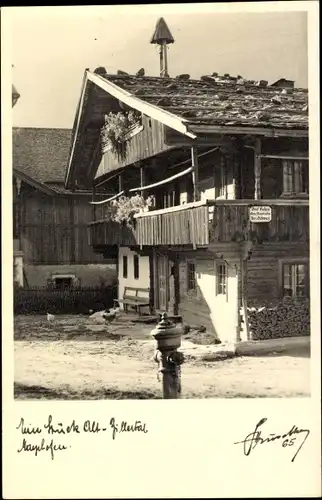 Ak Mayrhofen im Zillertal Tirol, Unterkunftshütte