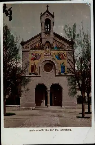 Ak Innsbruck Tirol, Kirche zur ew. Anbetung