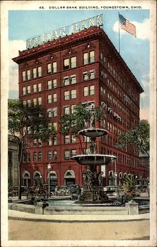 Ak Youngstown Ohio USA, Dollar Bank Building