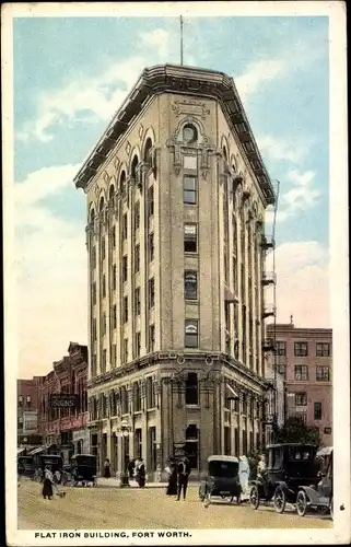 Ak Fort Worth Texas USA, Flat Iron Building