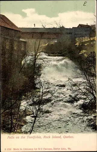 Ak Québec Kanada, Falls on the Tomifobia, Rock Island