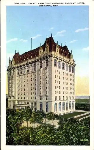 Ak Winnipeg Manitoba Kanada, The Fort Garry, Canadian National Railway Hotel