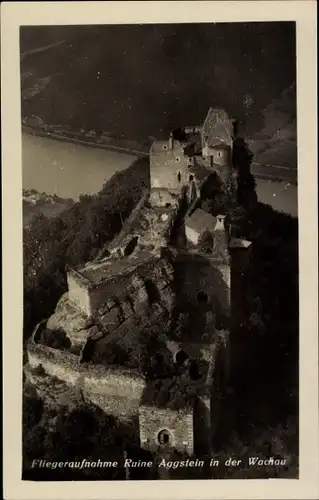 Ak Schönbühel Aggsbach in Niederösterreich, Burgruine Aggstein