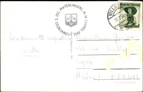 Ak Mayerling Alland Niederösterreich, Karmelitinnenkloster, Jagdschloss des Kronprinzen Rudolf