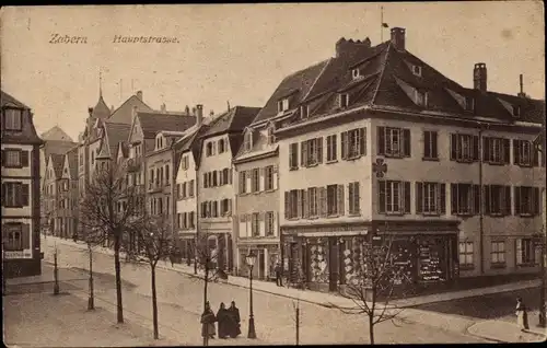 Ak Saverne Zabern Elsass Bas Rhin, Hauptstraße