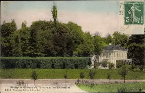 Ak Ferney Voltaire Ain, Château de Voltaire et les Charmilles