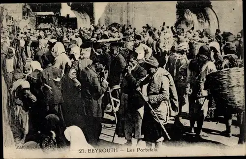 Ak Beirut Beyrouth Libanon, Les Portefaix