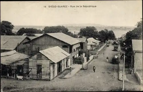 Ak Diego Suarez Antsiranana Madagaskar, Rue de la Republique