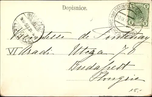 Ak Chlumec nad Cidlinou Chlumetz an der Cidlina Region Königgrätz, Villa