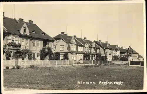 Foto Ak Mimoň Niemes Region Reichenberg, Beethovenstraße
