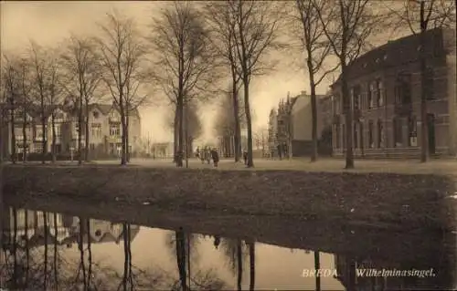 Ak Breda Nordbrabant Niederlande, Wilhelminasingel