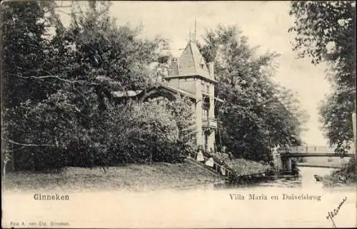 Ak Ginneken en Bavel Nordbrabant, Villa Maria en Duivelsburg