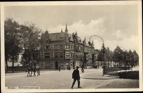 Ak Breda Nordbrabant Niederlande, Wilhelminastraat