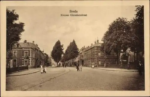 Ak Breda Nordbrabant Niederlande, Nieuwe Ginnekenstraat