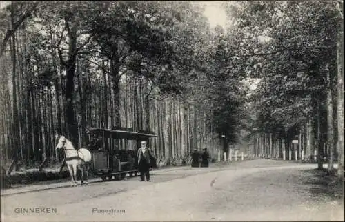 Ak Ginneken en Bavel Nordbrabant, Poneytram