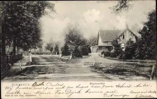 Ak Ginneken en Bavel Nordbrabant, Boschwachter