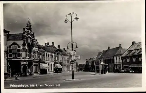 Ak Princenhage Breda Nordbrabant, Markt en Voorstraat