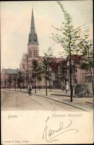 Ak Breda Nordbrabant Niederlande, Boulevard Mastbosch