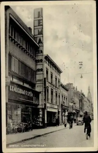 Ak Breda Nordbrabant Niederlande, Ginnekenstraat