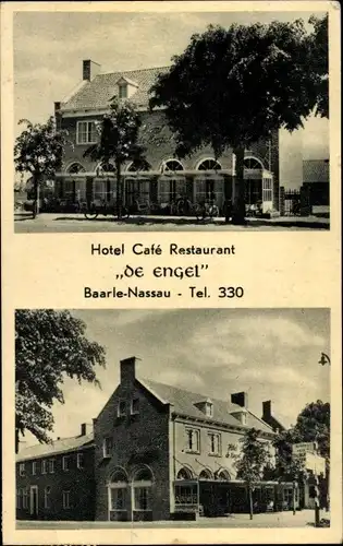 Ak Baarle Nassau Nordbrabant, Hotel Café Restaurant De Engel