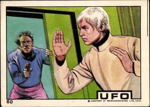 Sammelbild Fernsehserie UFO Nr. 60, 1970