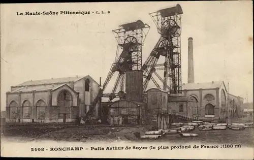 Ak Ronchamp Haute Saône, Puits Arthur de Buyer