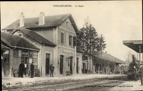 Ak Vaucouleurs Meuse, La Gare