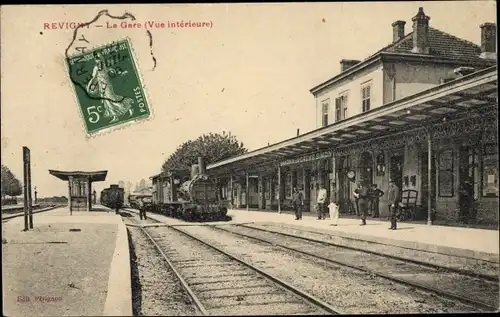 Ak Revigny Meuse, Interieur de la Gare